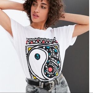 Truly madly deeply mosaic ying yang t shirt